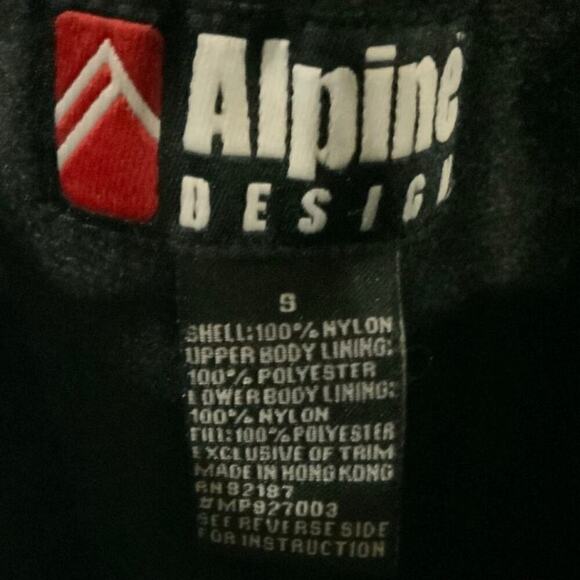 Vintage Alpine Design Insulated Snow Pants Womens S Adjustable Strap Waterproof - Picture 6 of 8